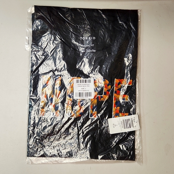 ❤️NWT VINTAGE TORRID TEE - "NOPE" GRAPHIC - GRAPHIC JERSEY SHIRT - PLUS SIZE - Picture 6 of 13